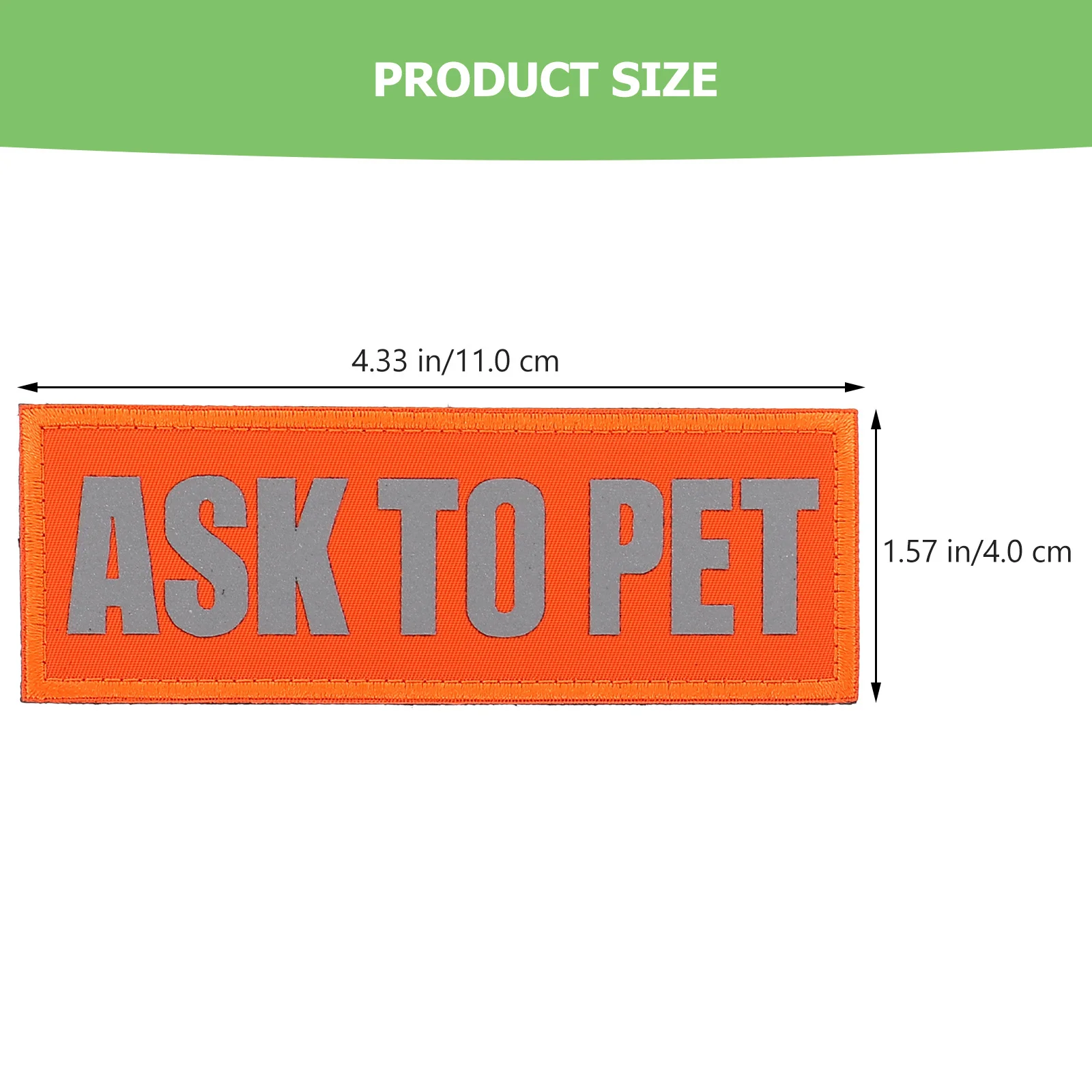 

4Pcs Dog Harness Patch Creative English Design Reflective Decorative Patches for Pets Clothing Cool Special Look Daily Weekend