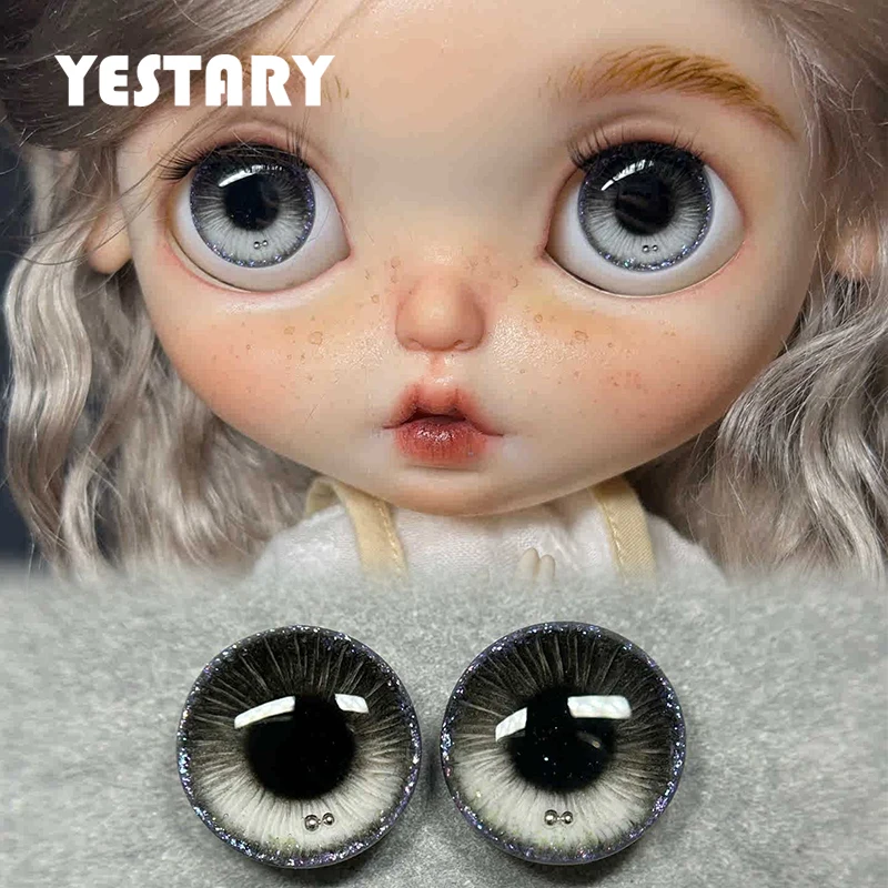 

YESTARY Blythe Doll Accessories BJD Doll Eyes For Toys Sparkling Drop Glue Eye Piece For Blythe BJD Dolls Eyes Toys Girls Gifts