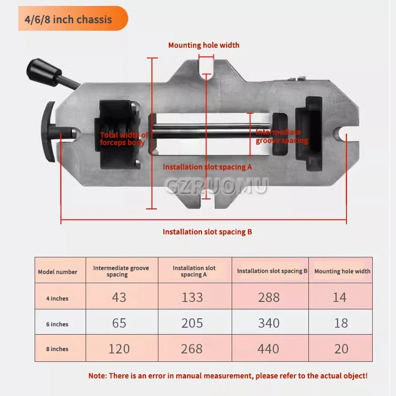 8 Inch Benchtop Flat Vise Multifunctional Aluminum Drilling Machine Vise Table For Milling Carving Woodworking Power Tools New