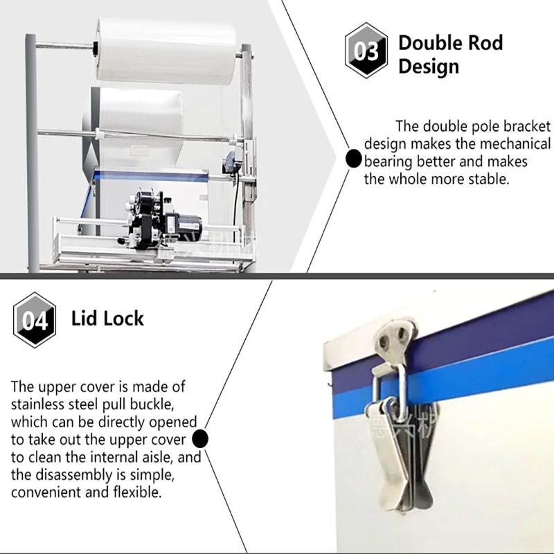 100-1000g Automatic quantitative sealing machine Tea Bag Packing Machine automatic weighing machine filling machine 220V/110V