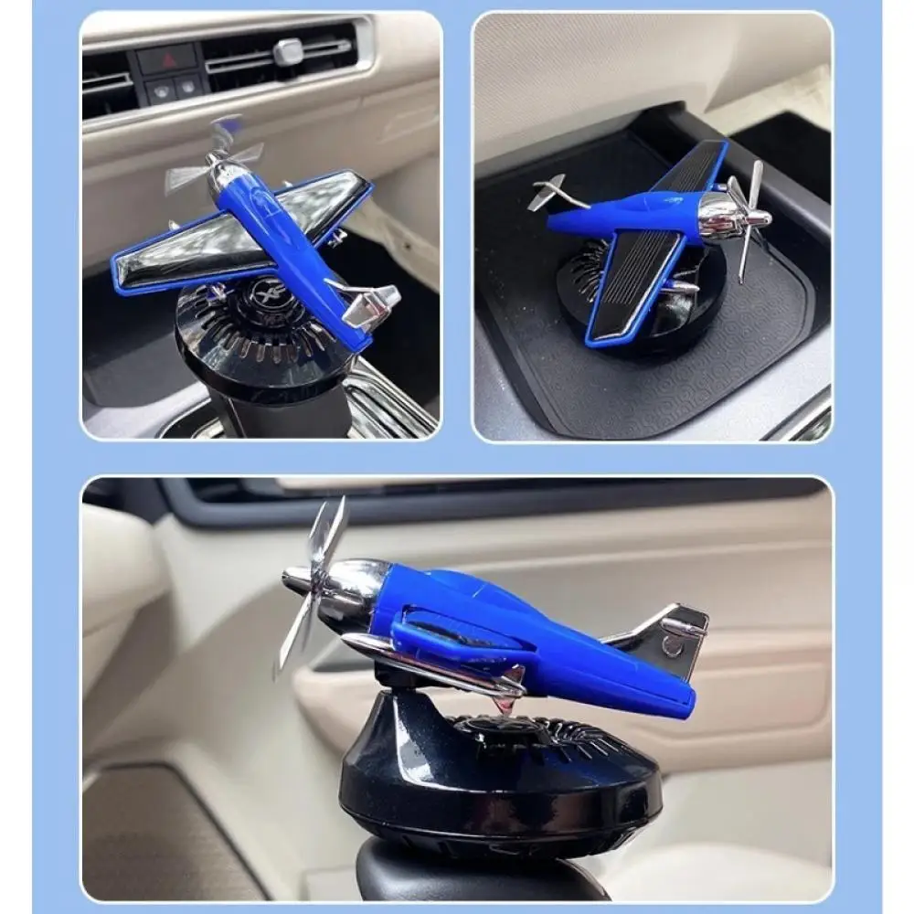 Kein Parfüm Solar Auto Aromatherapie Maschine Flugzeug Design Diffusor Lufterfrischer Armaturenbrett Flugzeug Ornament Dekoration Zubehör – Detail 7