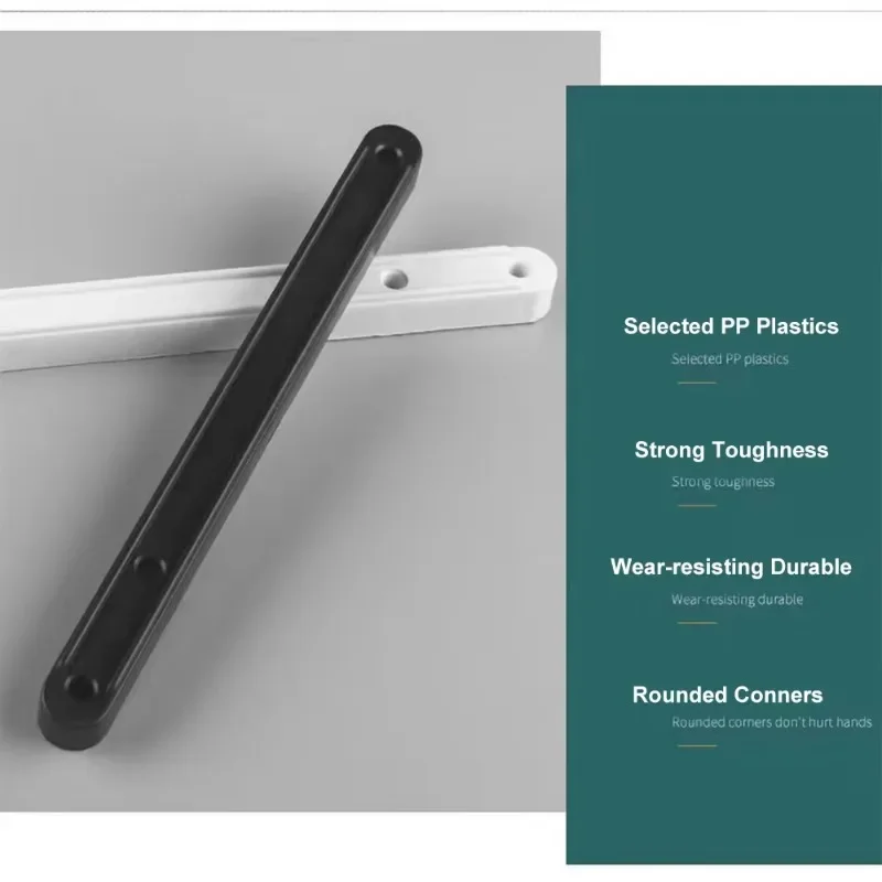 2-предметовые пластиковые направляющие для клавиатуры, шкафа, направляющие для ящиков, направляющие для ящика, буферная мебельная направляющая