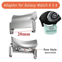 Quick Fit Adapter for Samsung Galaxy Watch 6 4 Classic 43mm 47mm Metal Connector Strap Samsung Watch 5 pro 40mm 44mm Accessories