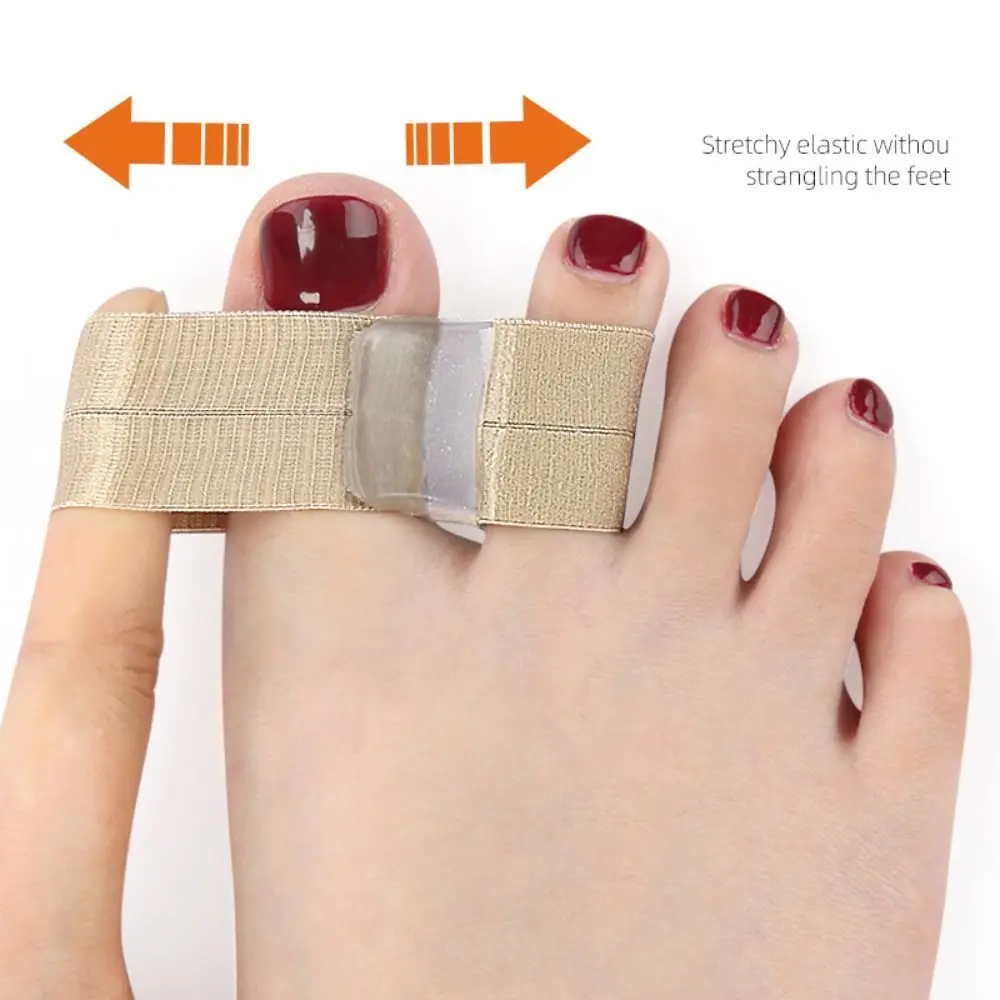 New Silicone Two Toe Separator Foot Care Adjuster Thumb Finger Correction Straightener Tool Toe Spreader