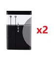 2Pcs Battery