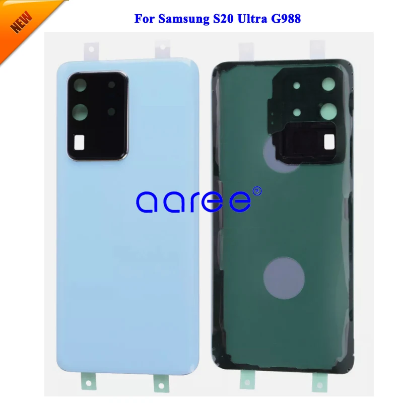 Grade AAA Back Cover with Camera Lens For Samsung S20 Ultra Back Housing Back Cover Door with Adhesive