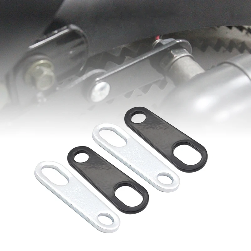 2PCS Universal Motorcycle Turn Signal Lights Brackets Motorbike Indicator Lamps Holder Fork Lamp Mount Clamps Metal Accessories