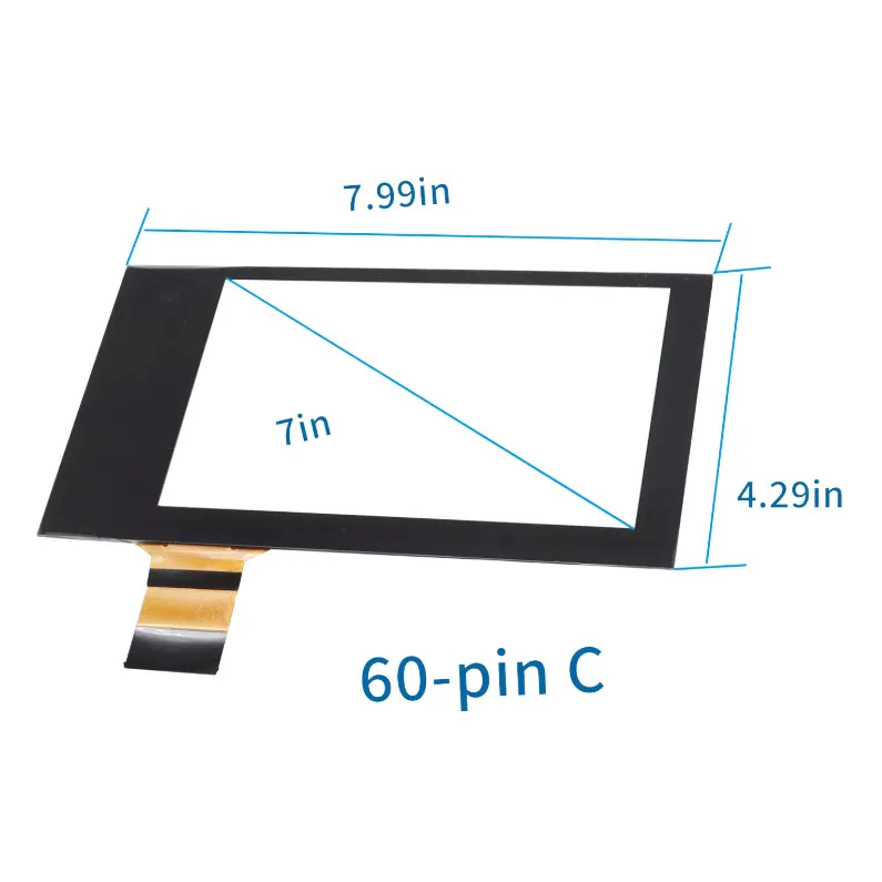 New Touch Screen Glass For 16-17 Honda Accord Replace Touch Screen Glass Digitizer Navigation Radio 7 1pcs or 10pcs wholesales