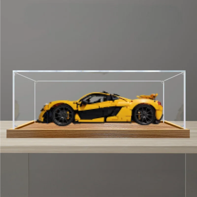 2026 Dust-proof Storage Box Is Suitable For Lego 42172 Racing Car Building Block Model Acrylic Display Box Birthday Gifton Sale