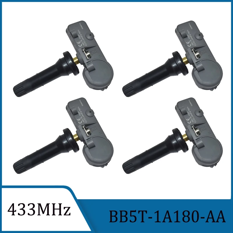 Sensor de Pressão de Pneus Automotivo BB5T-1A180-AA para Ford Edge, Escape, Explorer, F-150, Mustang, B-MAX, Ecosport DV6T-1A180-AA 433MHz TPMS