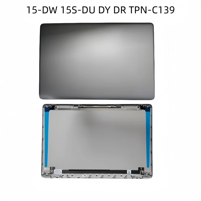 New LCD Back Cover Screen Lid Cap For 15-DW 15S-DU DY DR TPN-C139 Bezel Frame
