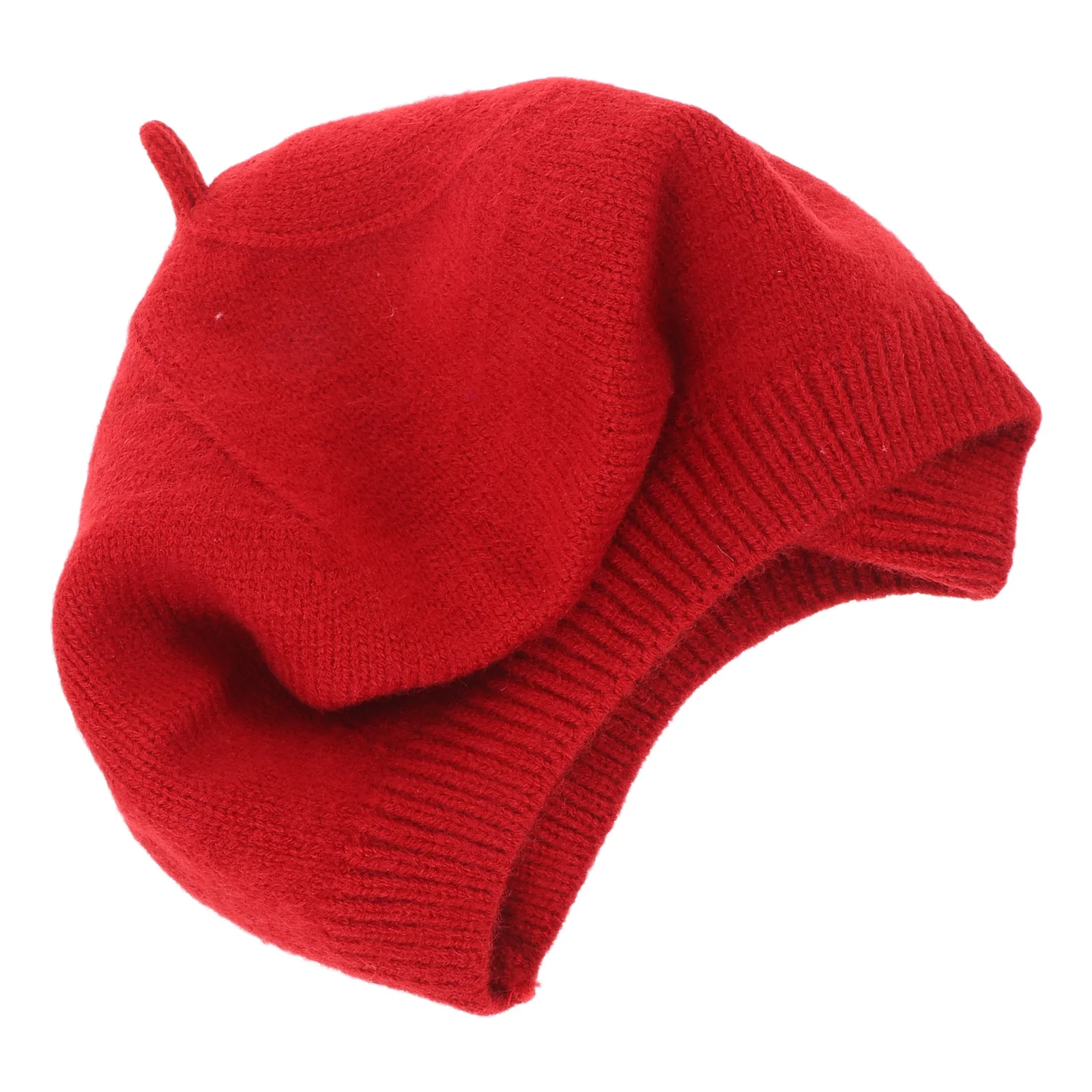 

Women Beret Cap Vintage Knit French Style Hat For Autumn Winter Fashion Daily Wear Soft Comfortable Warm Elegant Baker