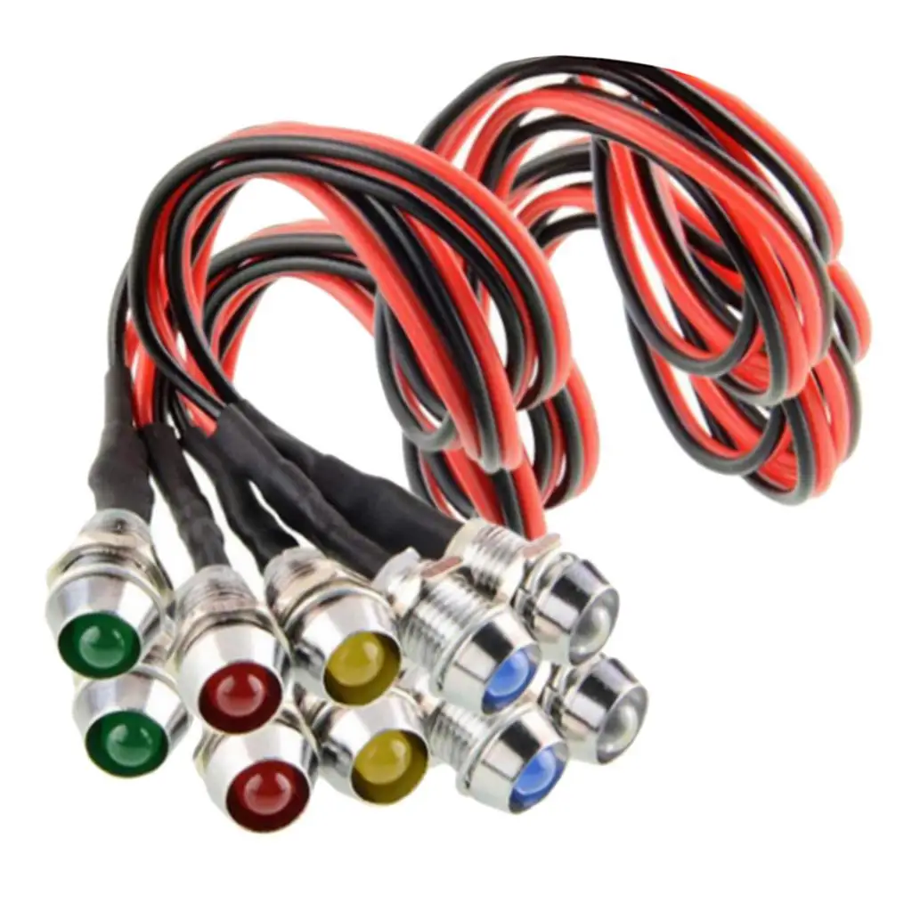 10 ชิ้น/ล็อต LED ไฟแสดงสถานะโคมไฟ Dash ทิศทางรถบรรทุกเรือ