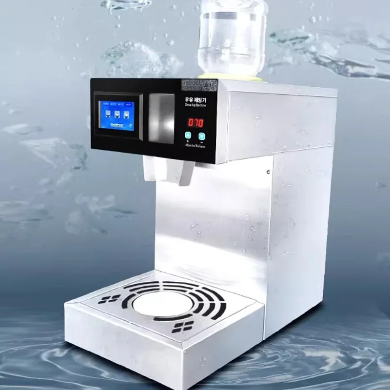 

Высокопроизводительный коммерческий льдогенератор для чешуйчатого льда (снежинок), малый аппарат для приготовления льда в виде снежинок