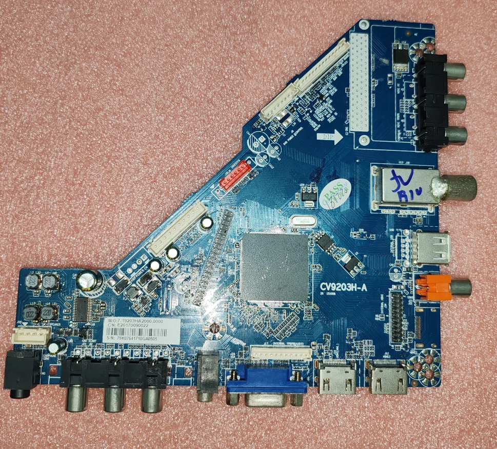CV9203H-A اللوحة الأم للتلفزيون لشاشة LED st5461b05-2 تعمل بشكل جيد 1920X1080