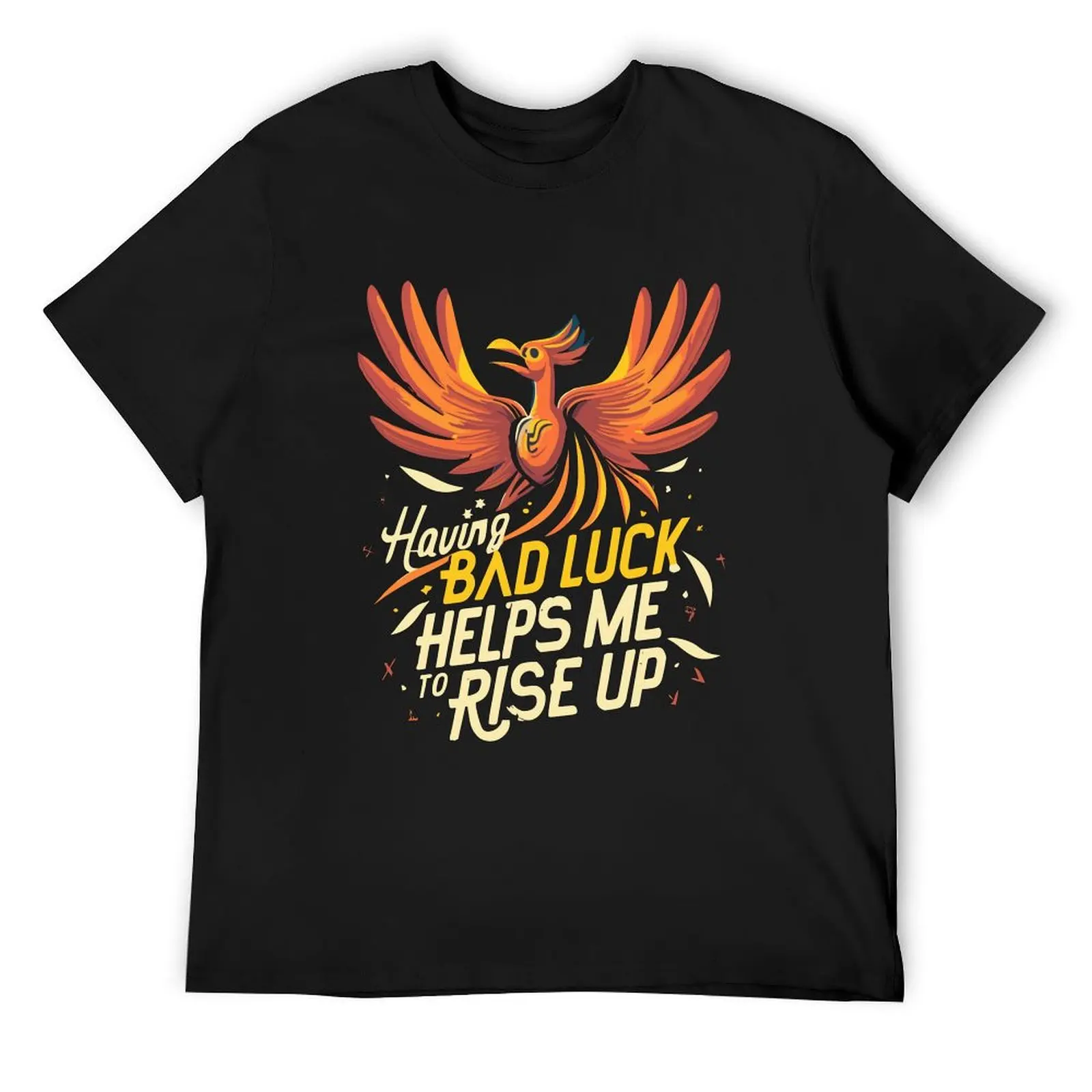 Rise Up Phoenix T-Shirt anime basketball graphic tees clothes for men