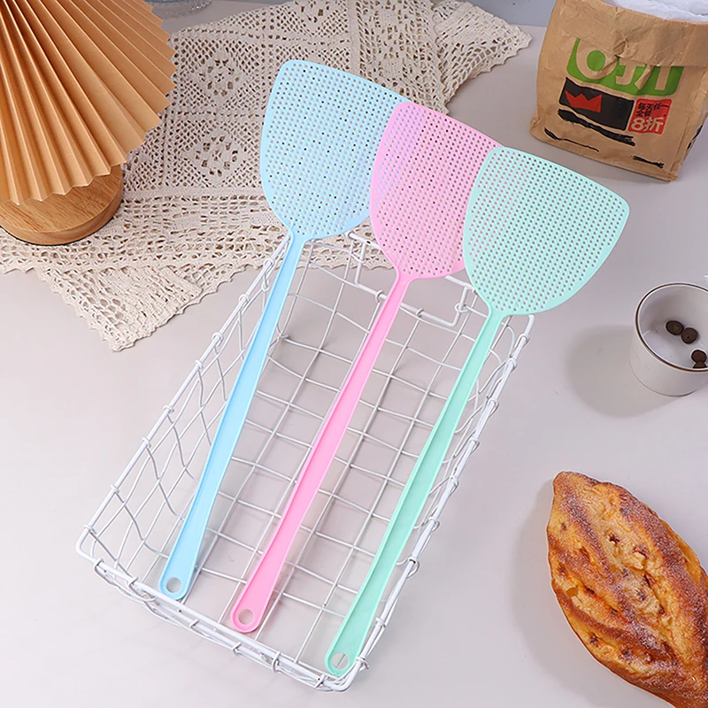 1Pc Plastic Fly Swatter Beat Insect Flies Pat Anti-mosquito Shoot Fly Pest Control Mosquito Fly Catcher Home Kitchen Tool