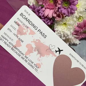 Chuyến đi bất ngờ được cá nhân hóa tiết lộ cào, bảng nghỉ, vé du lịch, quà tặng Giáng sinh, thông báo về kỳ nghỉ phiếu giảm giá 12 Phiếu giảm giá giảm giá miễn phí bán hàng chính - 5