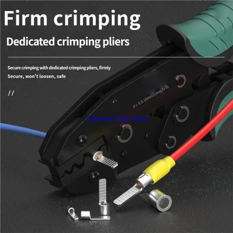 57BE 10Pcs C45 Copper Plugs Pin Cable Lug Sheaths Insert Crimp Terminals For Electrical Connection And Repairs