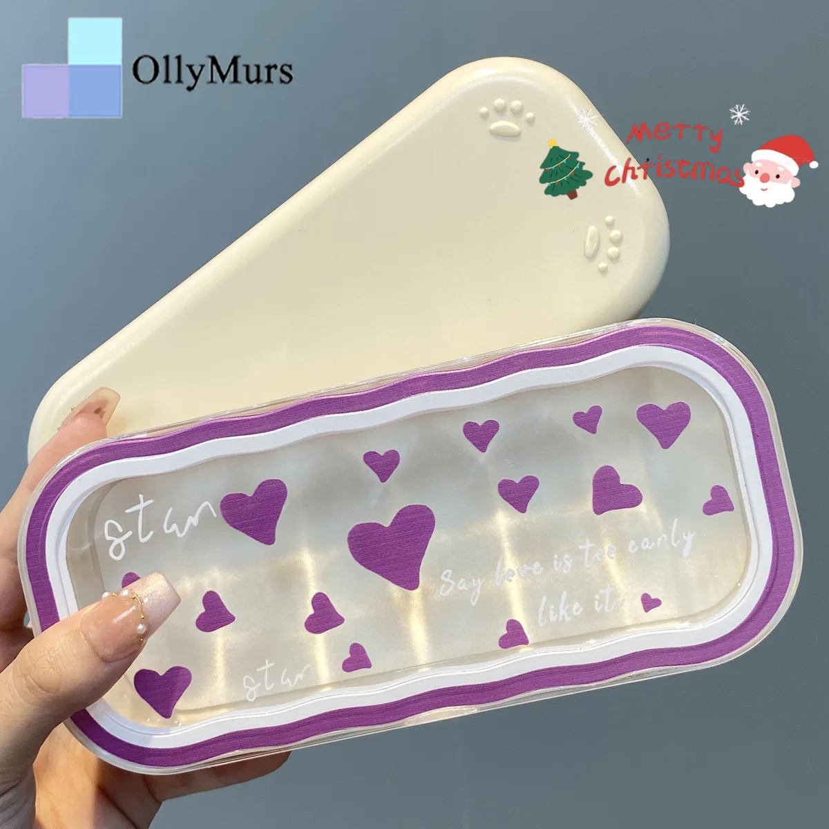 

OLLYMURS Художественный дизайнер на заказ INS креативный футляр для очков прозрачный портативный анти-давление портативный близорукость стеклянная коробка для глаз солнцезащитные очки