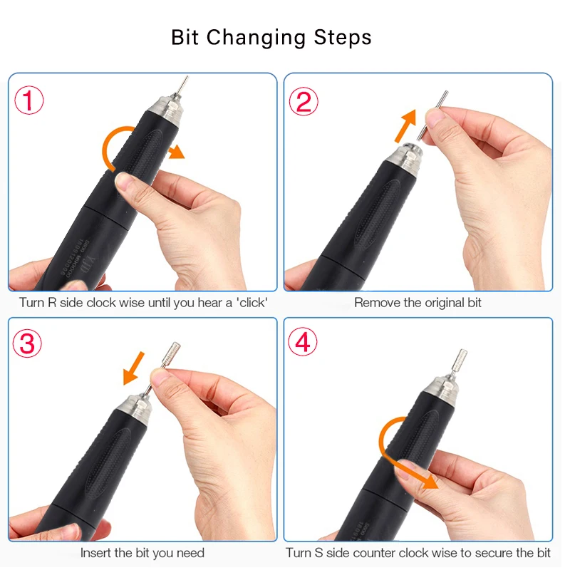 Sieraden polijstmachine micromotor tandheelkundige apparatuur 90000 rpm 150 W vermogen YJD100 met pedaal