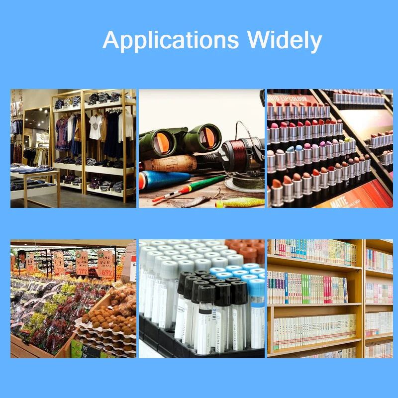 Color Round Circle Thermal Sticker Adhesive Paper Supermarket Price Blank Barcode Label Direct Print Waterproof