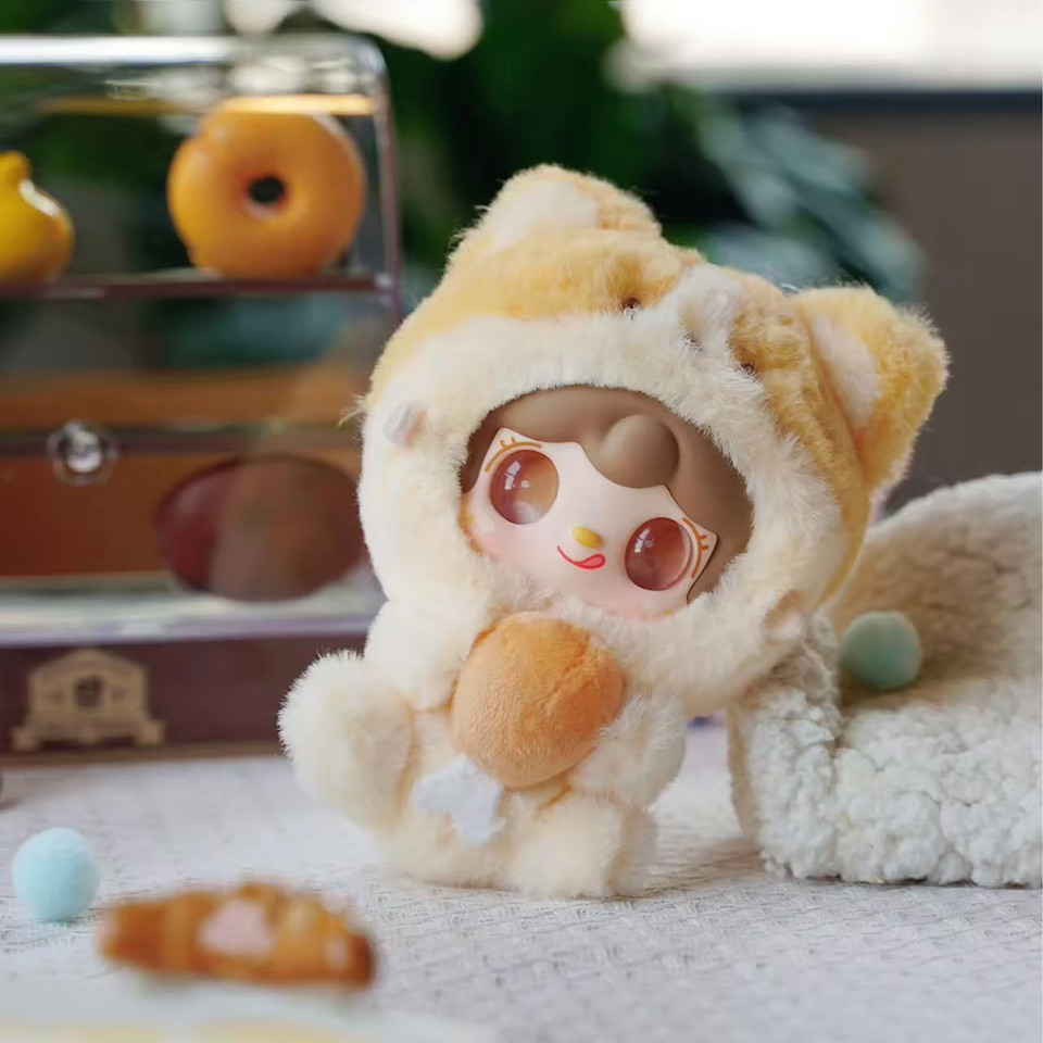  New Yooki 10 Gourmet Restaurant Series Blind Box Vinyl Face Plush Bag Pendant Doll Surprise Box Female Birthday Gift Bag Pendant 