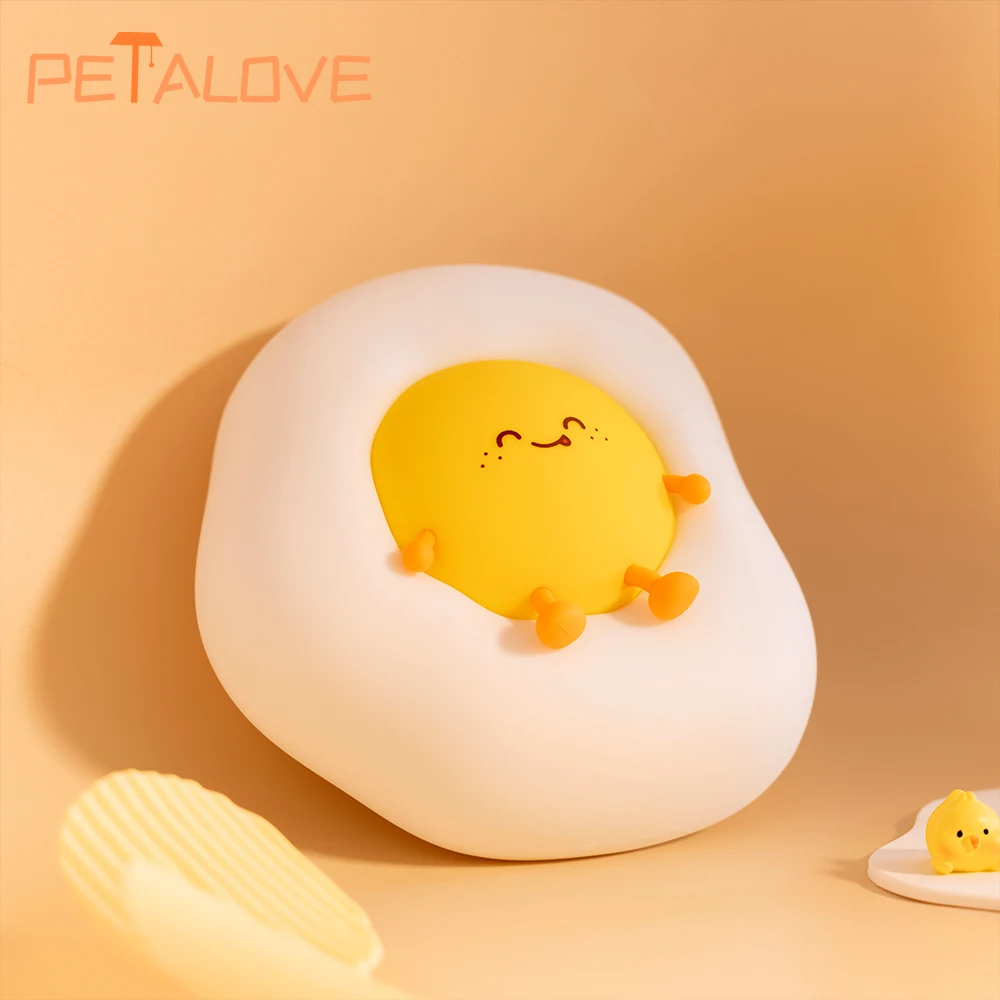 Imagem -02 - Estilo Popular Luz Noturna Capivara Coelho Pato Fantasma Banana Tigre Veado Hipopótamo Queijo Frango Q-versão Animal Lâmpada de Silicone 27