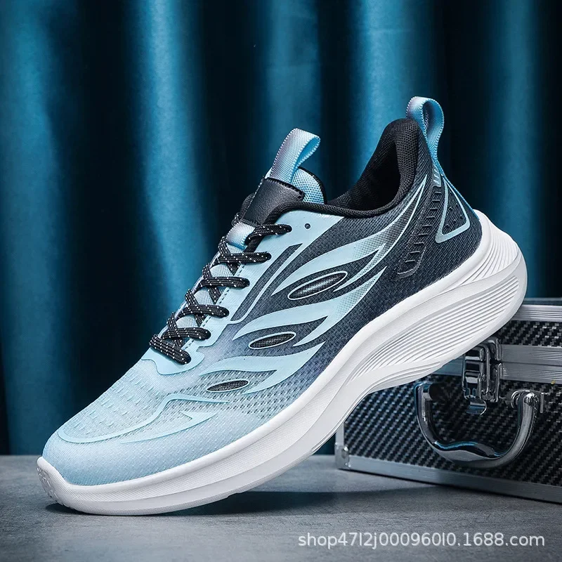 

Spring New Men's Large Size 50 Casual Running Shoes Lightweight Breathable Sports Shoes Soft Bottom Sneakers Chaussure Hommes
