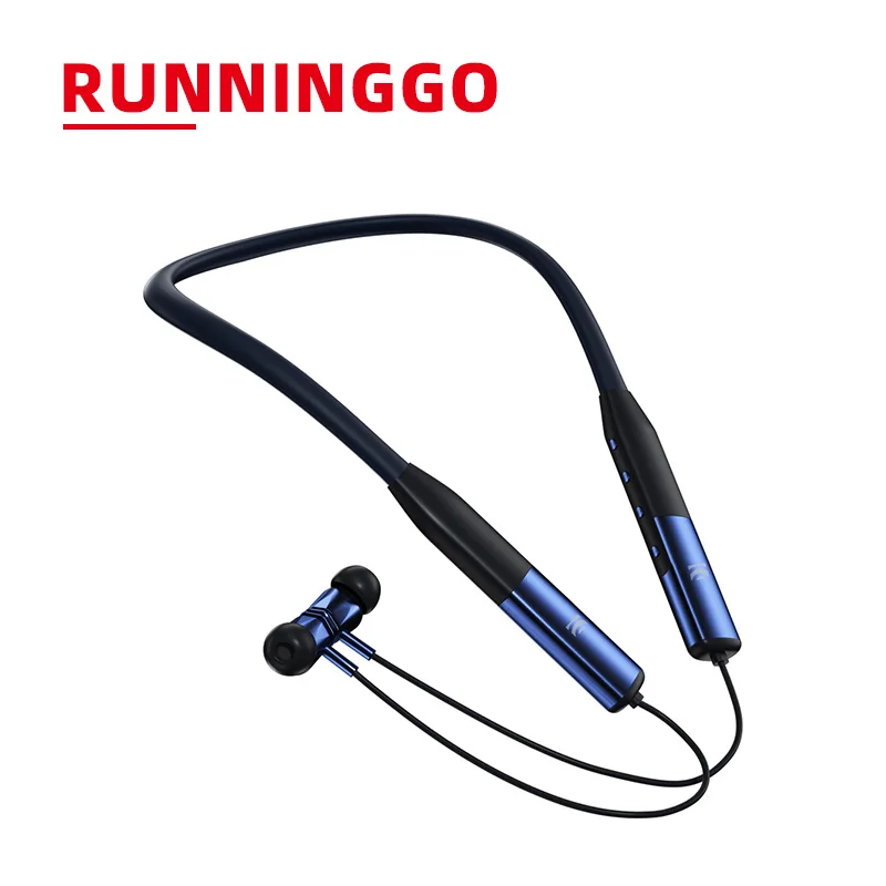 

Magnetic Neck Sport Headset with Bluetooth 5.3 Wired Headset Hands-Free Neckband, Microphone, Stereo, Music Wearable Comfortable