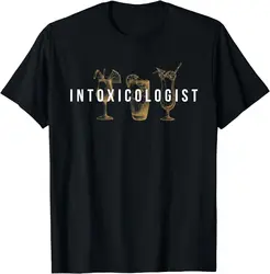 NEW! Intoxicologist - Bartender Tapster Bar Pub Owner Men T-Shirt   Tees High Quality 100%Cotton Short Sleeve