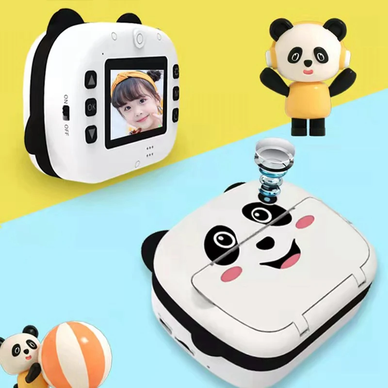 Cámara de impresión instantánea para niños, cámara de fotos de impresión térmica de repuesto, cámara Digital WIFI para niños, juguete para niñas, cámara de Video HD 1080P