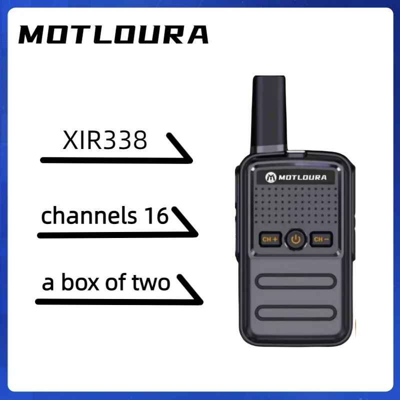 

MOTLOURA-XIR338 Walkie-talkie, Wireless, Outdoor,High-Power, Handheld,Self-driving civil, Mini Station, Construction Site,