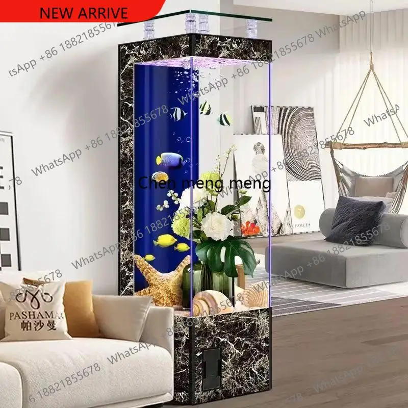 

M32 Fishbowl Fish Bowl Aquarium Modern Living Room Accent Glass Fish Tanks Aquarium Decoration New Style Home Furniture