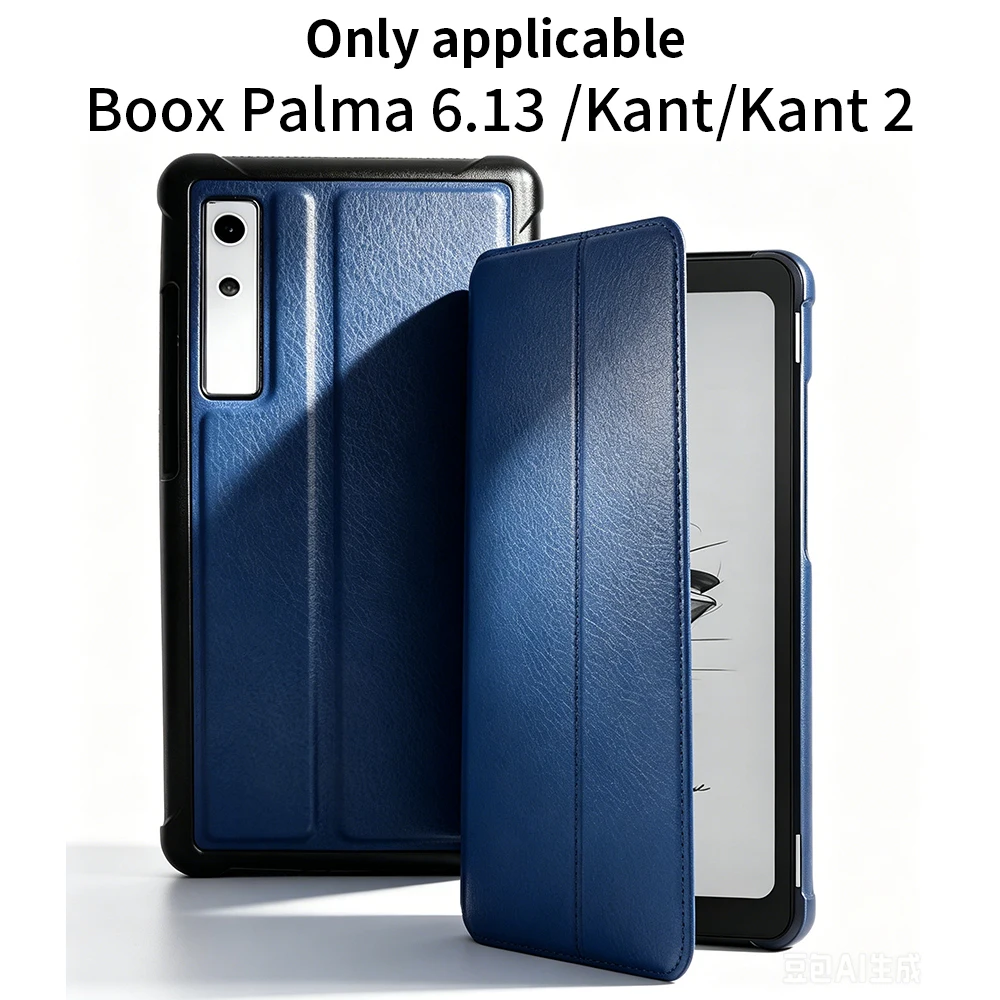 Funda para Boox Palma 6.13 / Kant / Kant 2 E-Reader, Funda Protectora de Cuero PU con Cobertura Total y Función de Soporte