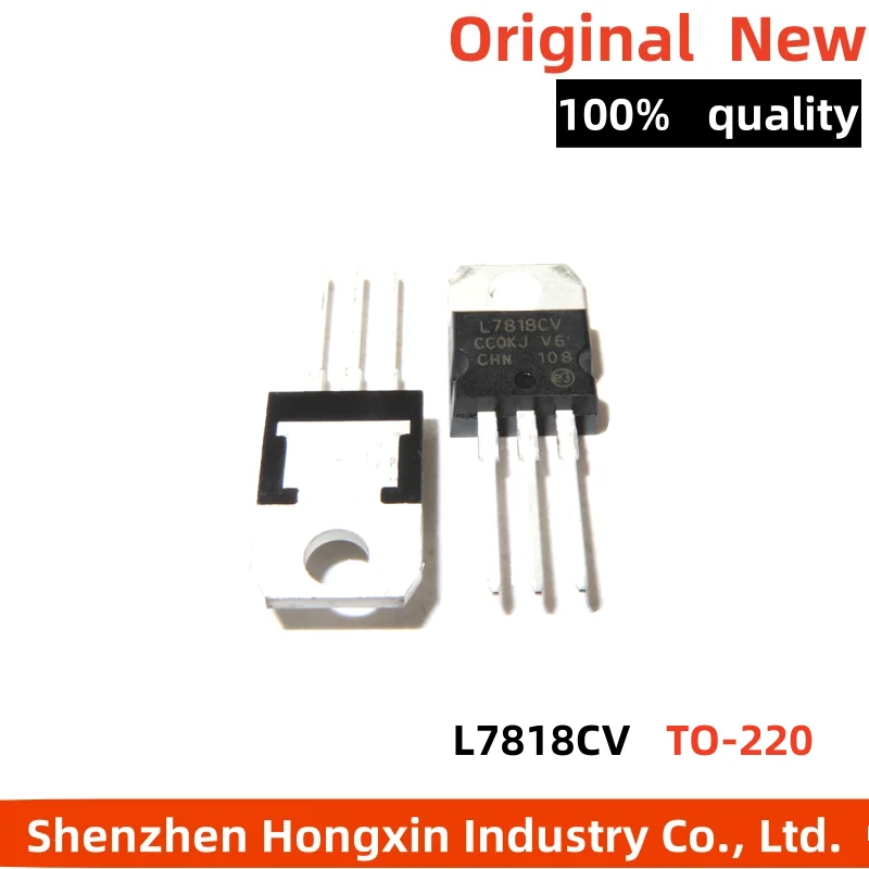 

10 pieces of 7818 L7818 L7818CV TO-220 three terminal voltage regulator/regulator output+18V