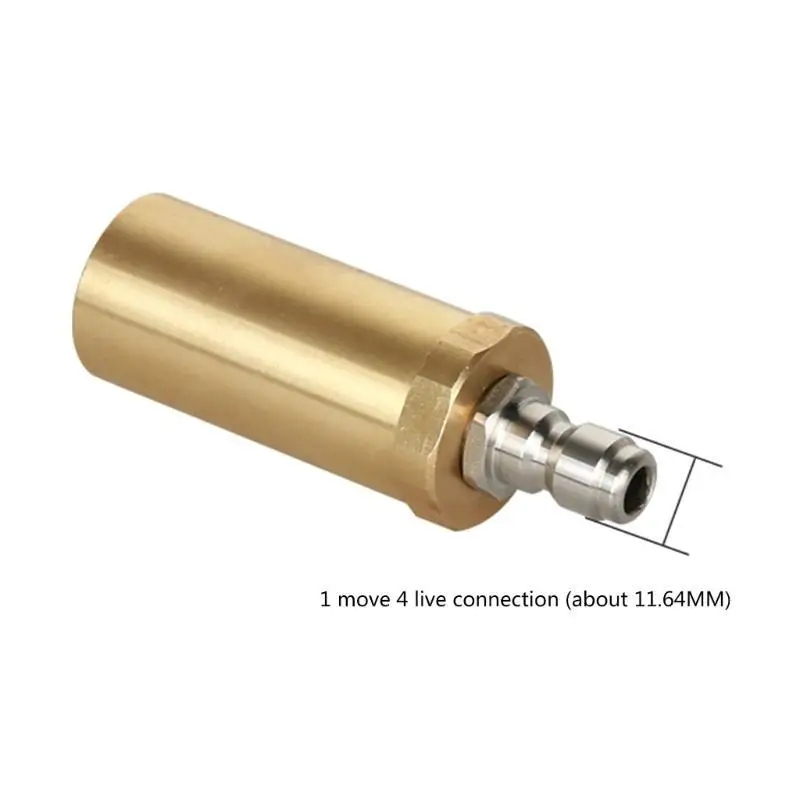 Plugue conexão rápida pressão 1/4 polegadas giratório bico 360 ​​graus 3000PSI para acessórios lavadora