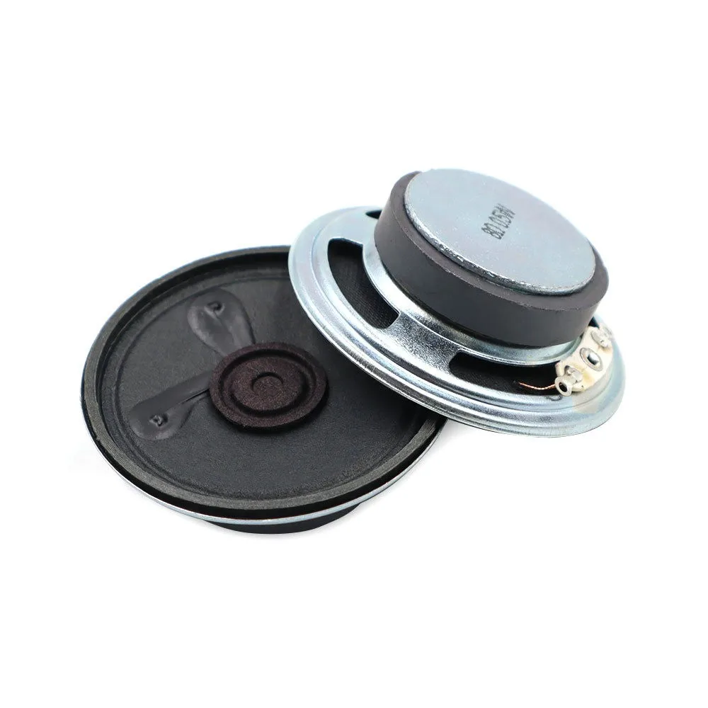 10PCS 2 inch 50MM 8R0.5W iron shell external magnetic large magnetic 8 ohms 1 watt telephone speaker