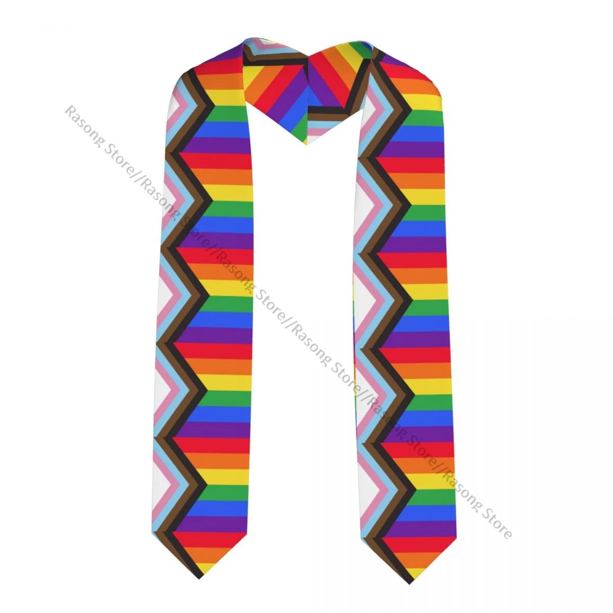 Graduation Stole for Academic Commencement Unisex Rainbow Flag Gay Pride Adult Choir Stole Adult Honor Shawl