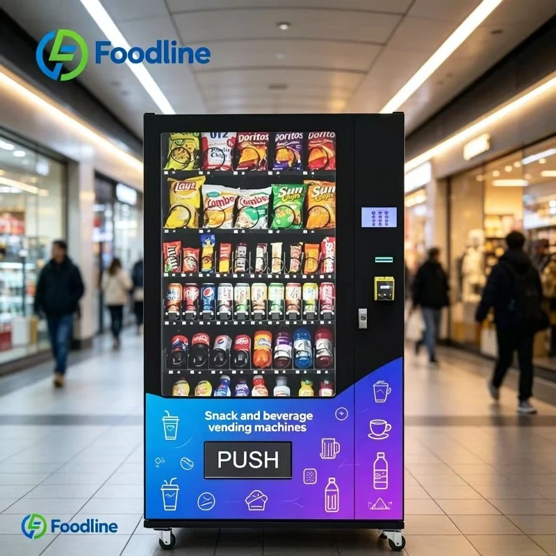 FL Customized Smart Snack and Beverage Vending Machine with Easy Maintenance Features