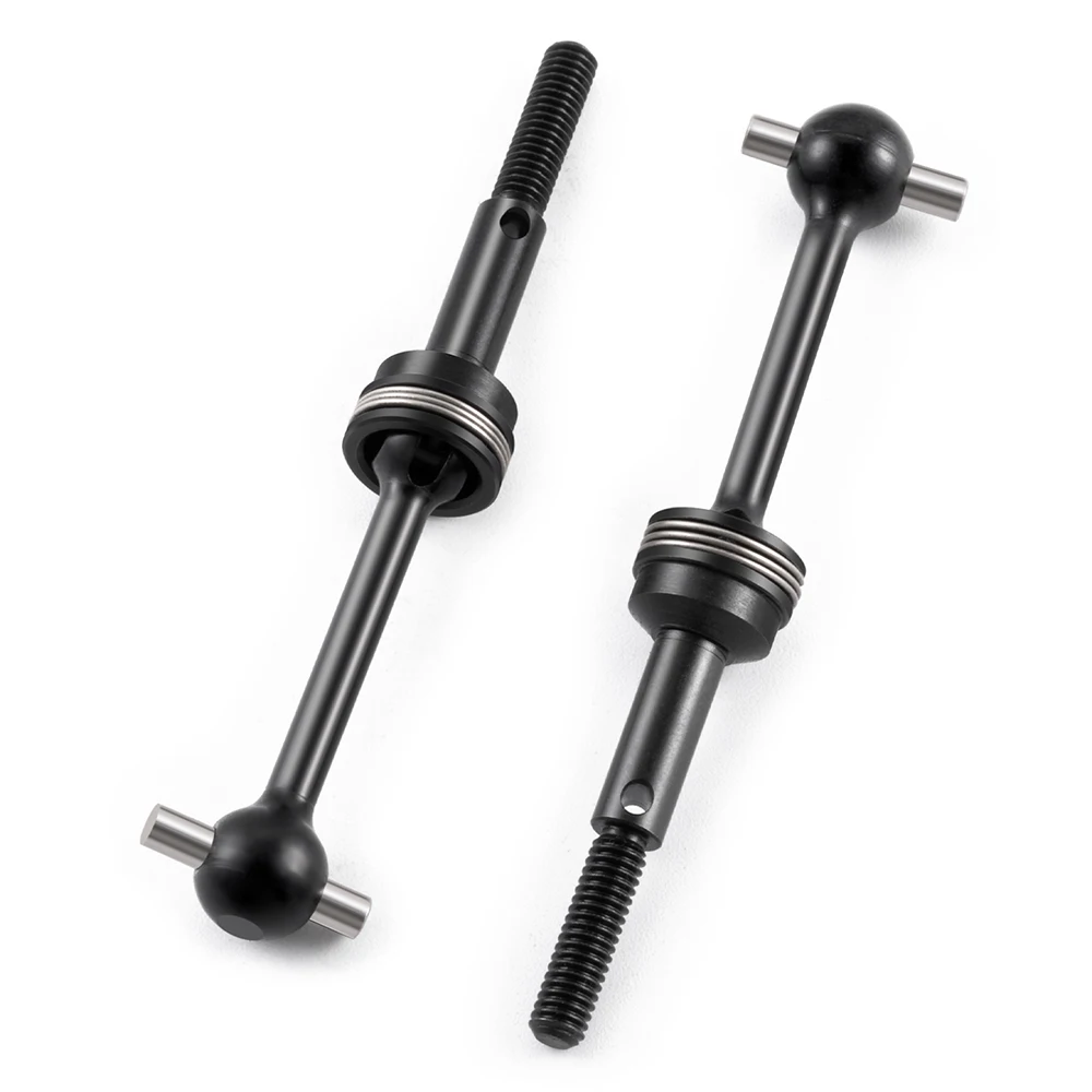 AXSPEED 2Pcs Steel Front Rear CVD Shaft for Tamiya TT01 1/10 RC Drift Car Upgrades Parts