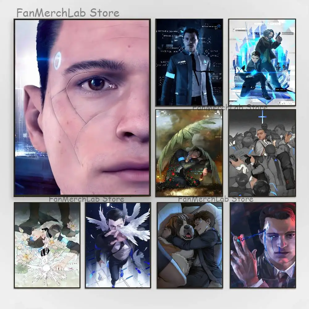 

C-Connor Hug D-Detroit Poster Prints Wall Art Picture Painting Gift Living Room Restaurant Bar Large Dec Sticker