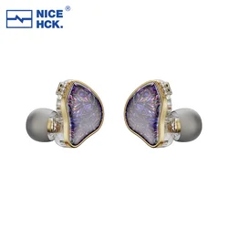 NiceHCK DB2 Microphone HiFi Music Earphone 1DD+1BA Hybrid Dual Driver In Ear Earbud Monitor Detachable 0.78 2Pin Connector IEM