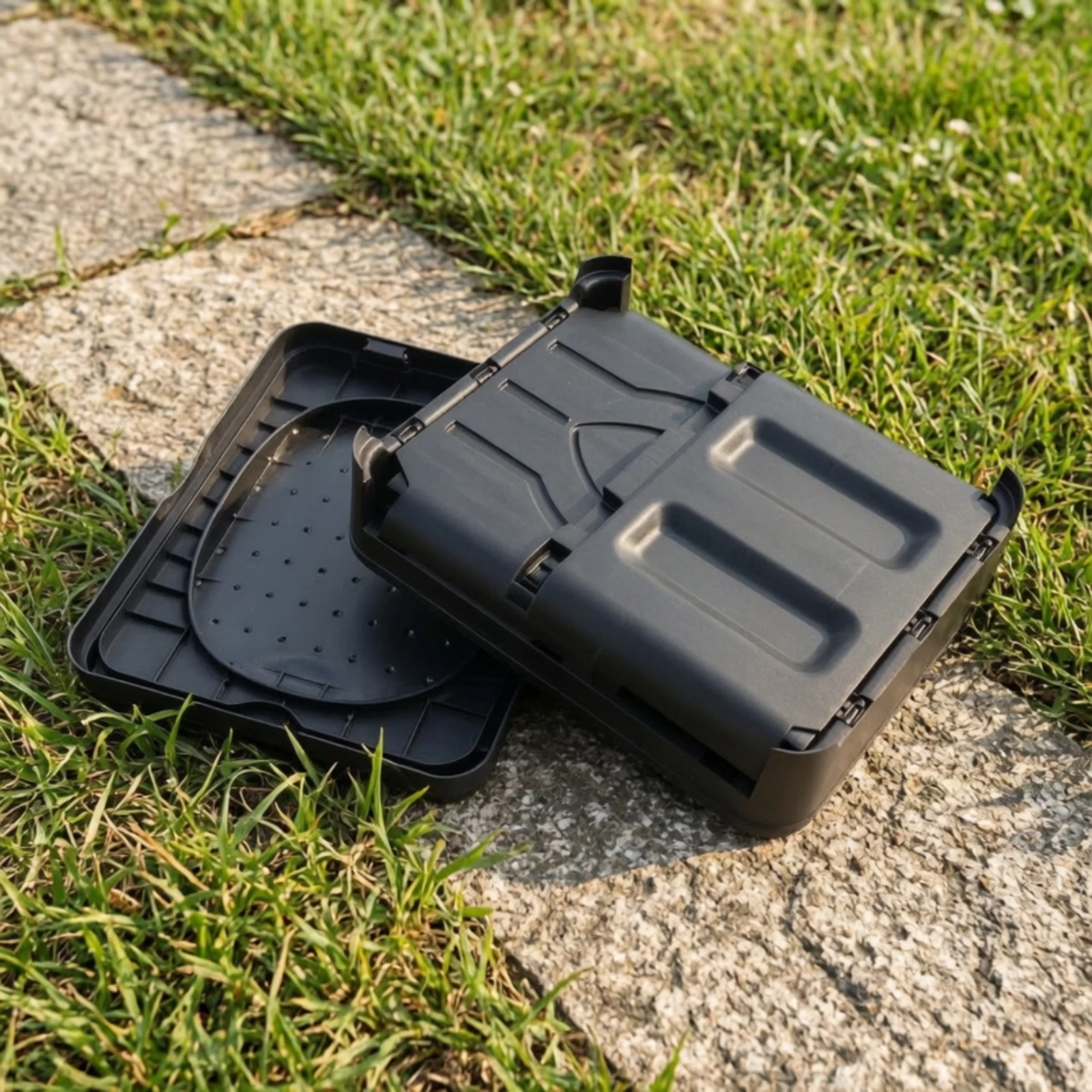 Foldable Toilet Multi-Functional Collapsible Toilet Porta Potty Long-Lasting Heavy-Duty for Campers, Camping, Road Trips