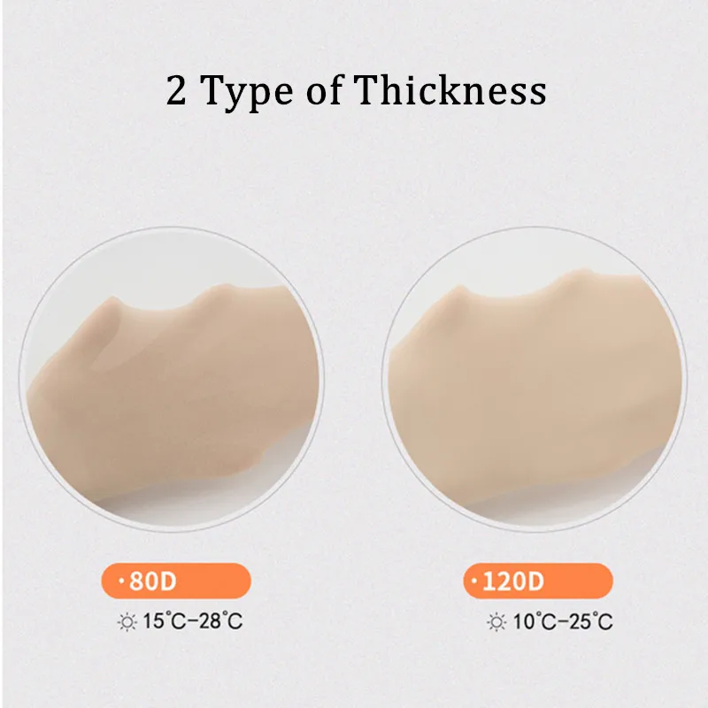 DOIAESKV-جوارب طويلة مخملية ضيقة عالية الخصر للنساء ، جوارب طويلة مطاطية دافئة للإناث ، نحيفة ومطاطية ، مقاس كبير ، 120 د ، الخريف والشتاء #6