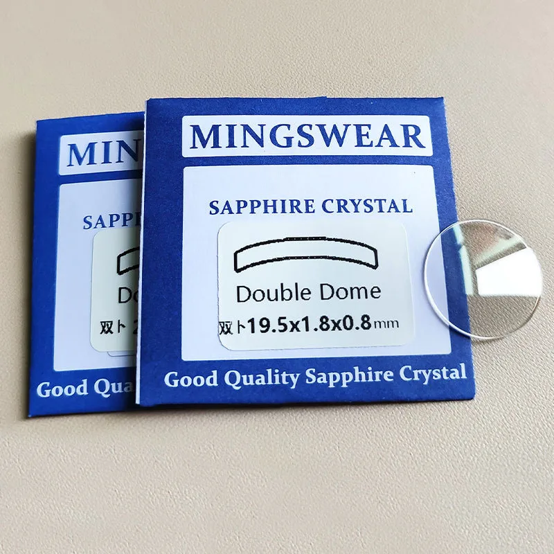Sapphire Double Domed Watch Crystal Glass 0.8mm Thick 17-38mm Diameter Double Convex Arc Smart Watch Glass Lens Repair Parts view 5