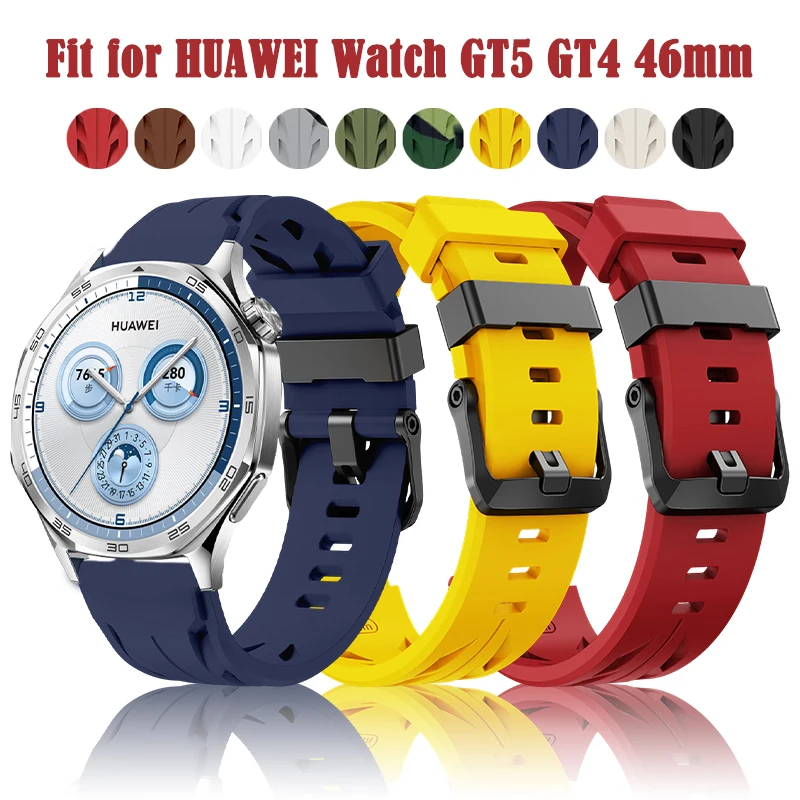 

22mm Strap for Huawei Watch GT5 GT4 46MM Brethable Waterproof Replacement Band for Huawei Watch GT5pro GT6pro 46mm