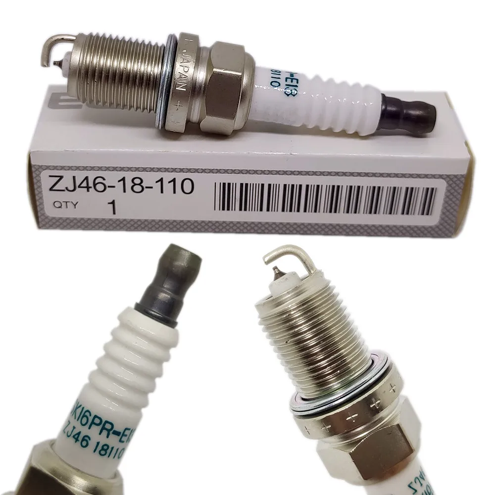 4pcs ZJ46-18-110 fit for Mazda 2 1.3L 1.5L 2007-2015 Mazda 3 1.6L 2008-2014 Iridium Spark Plug SK16PR-E13 ZJ4618110 SK16PRE13