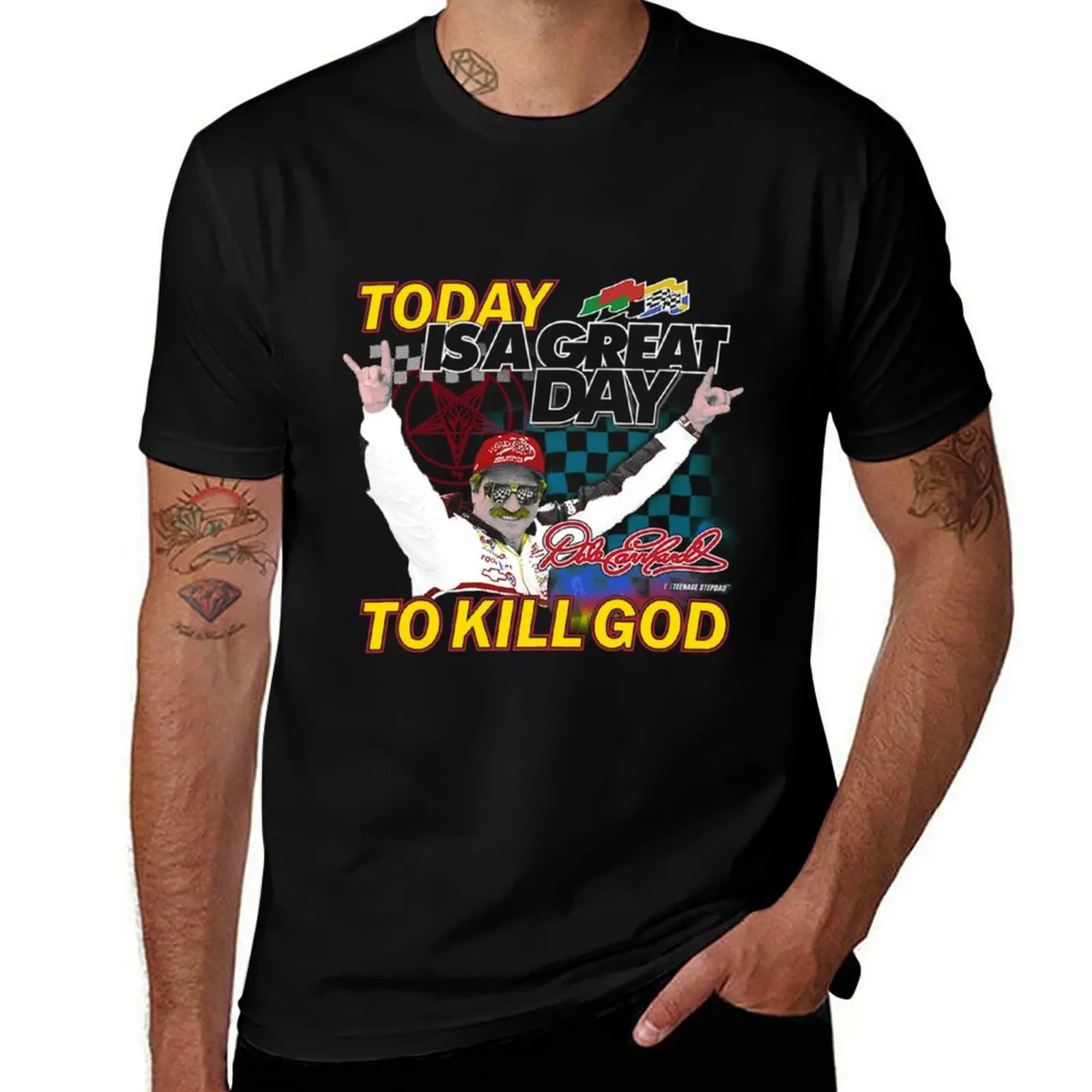 

Dale Earnhardt T-Shirt man t shirt cotton high quality T-Shirt