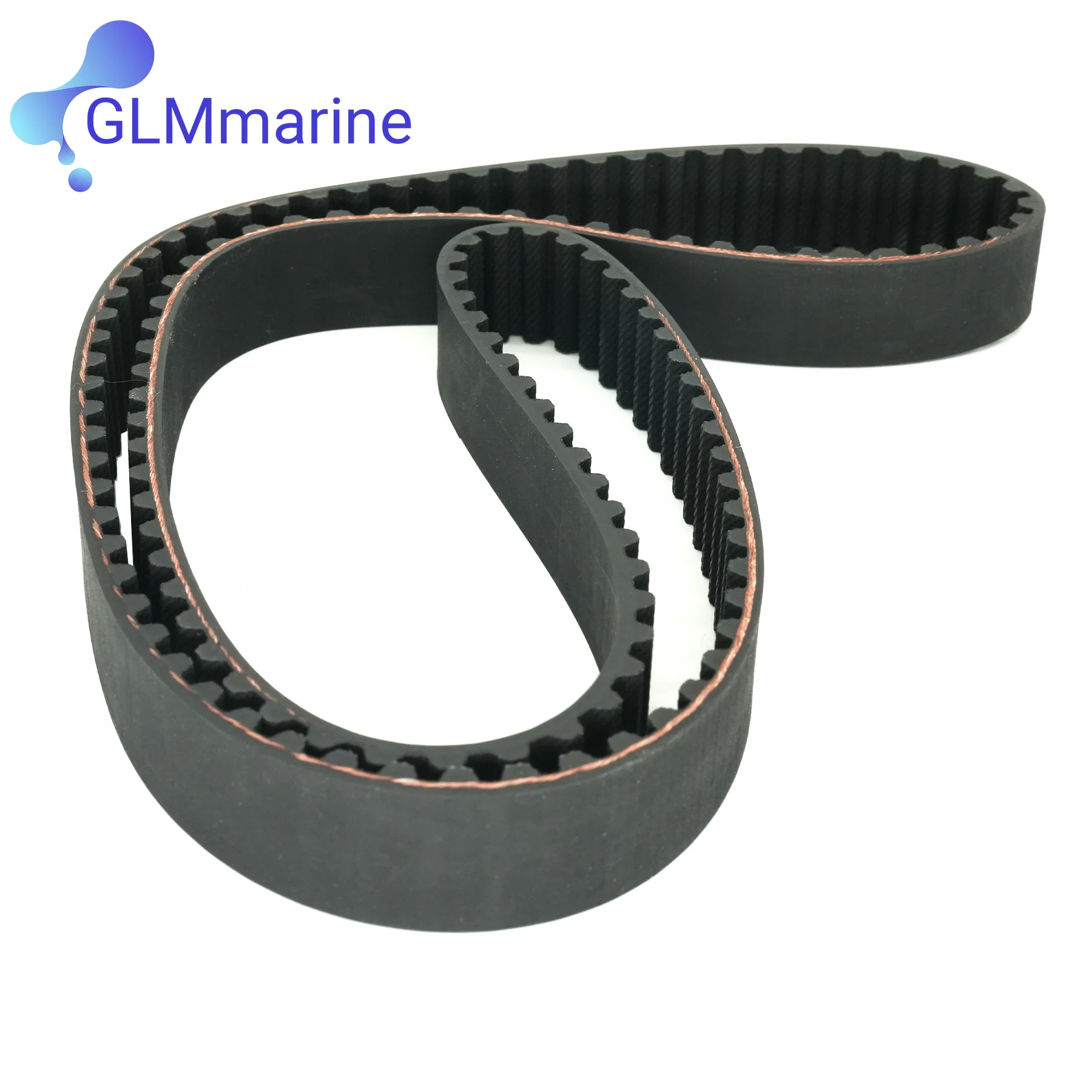 804145 Timing Belt 67F-46241-00 Fits for Yamaha Mercury 4 Stroke F/LF 75 80 90 100 110 115 HP Marine Outboard Engines 18-15131